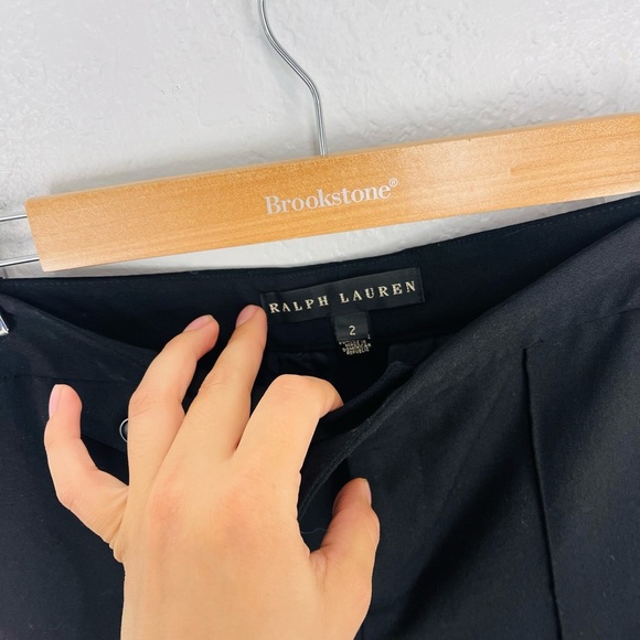 Ralph Lauren 100% Wool Trouser Pants in Black - Picture 6 of 7